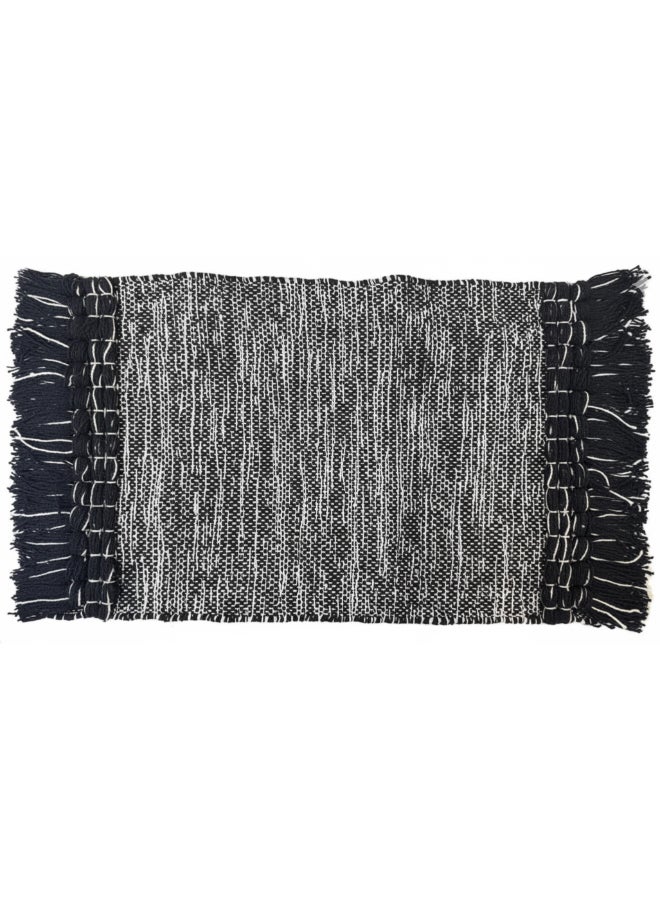 Mainstays طقم مفارش طاولة أنيق من 13 قطعة باللون الأسود 33 × 48 سم، 100% قطن - Image 2